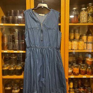 100% Cotton Denim  Dress